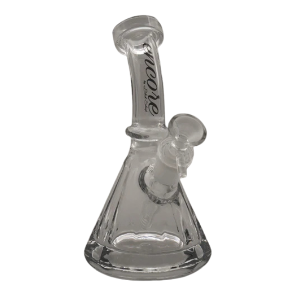 Encore Pounder Bottoms Waterpipes / Diamond Beaker 38mm Clear 10.5in